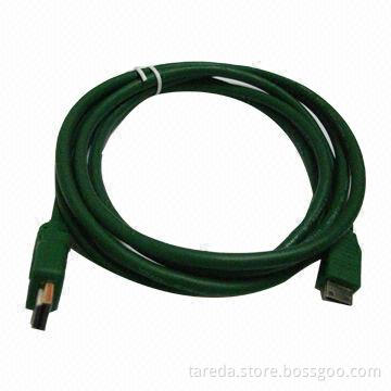HDMI 1.4V Cable, Made of PVC Jacket, Customized Colors are Accepted